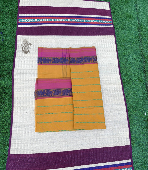 Pure Cotton Chettinad Saree | Kalakriti by Paroma